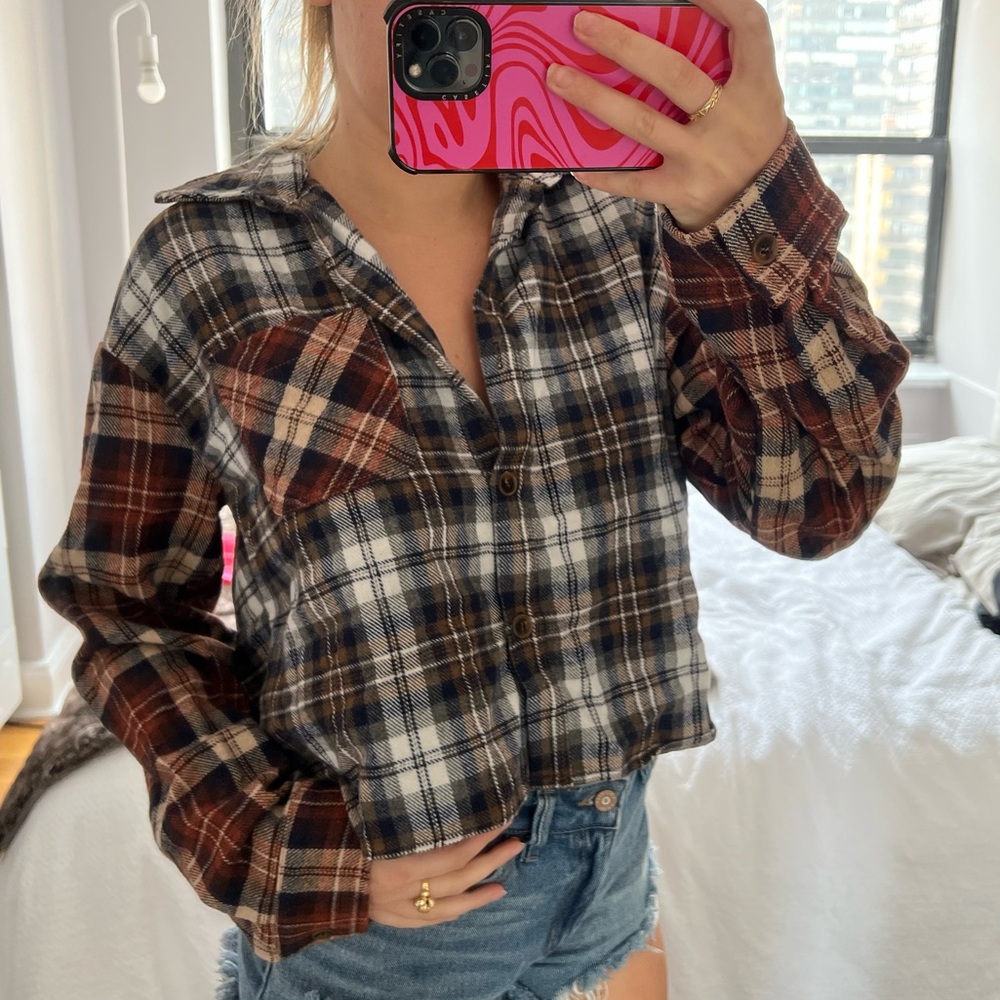 Cropped Flannel